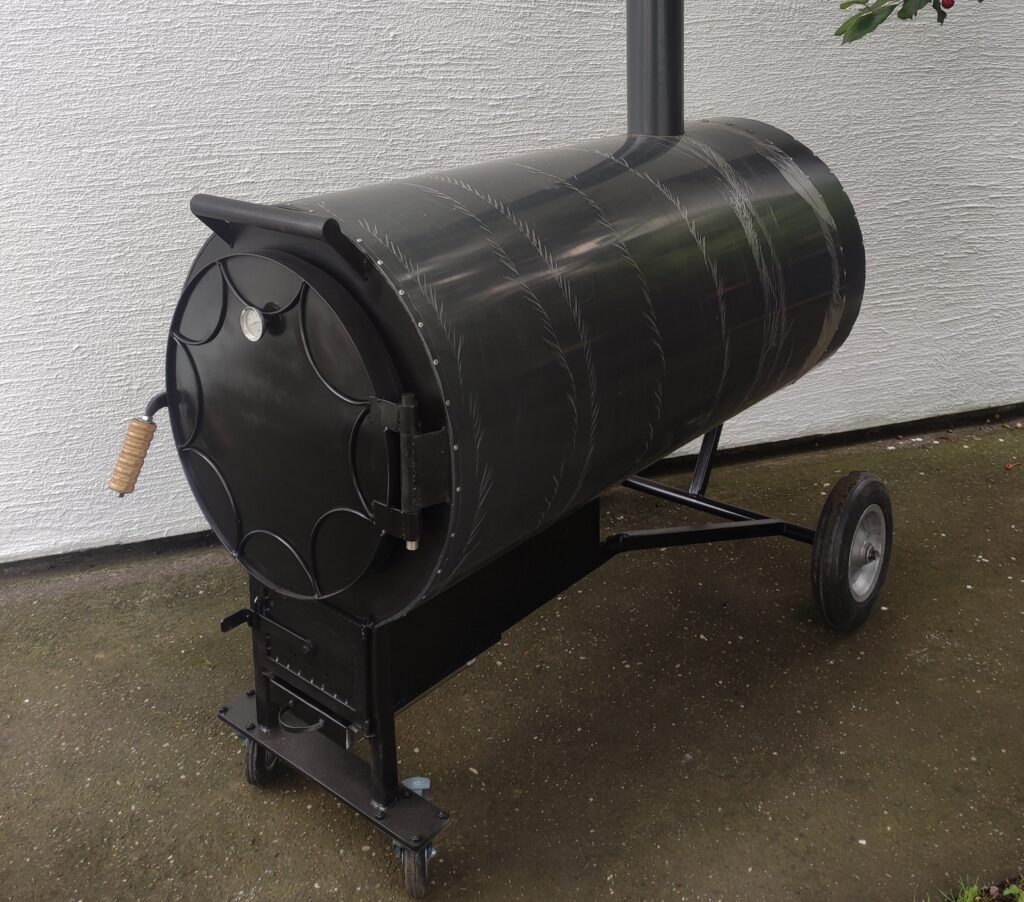 XXL furuna od crnog lima (dubina 130 cm)
